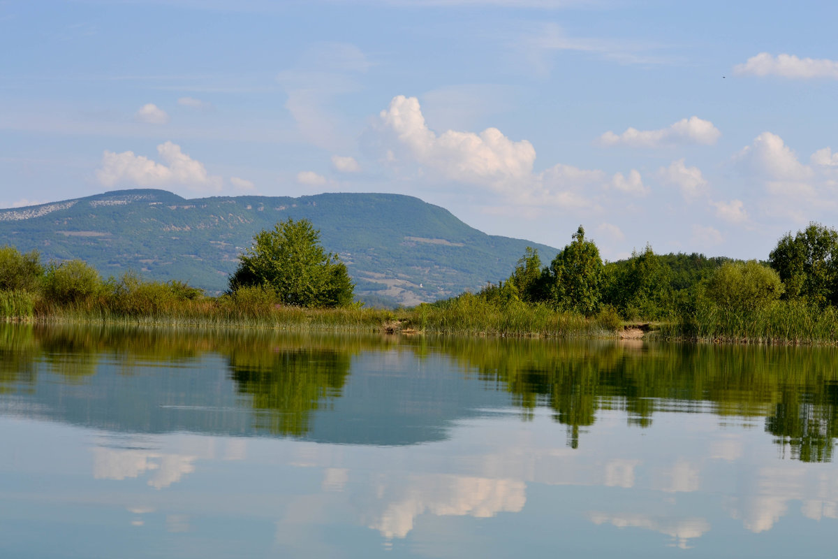Озеро в районе базы отдыха Черные воды, Крым - Тамара Мадюдина