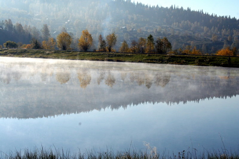 Красота утра на озере - Наталия Гагарина