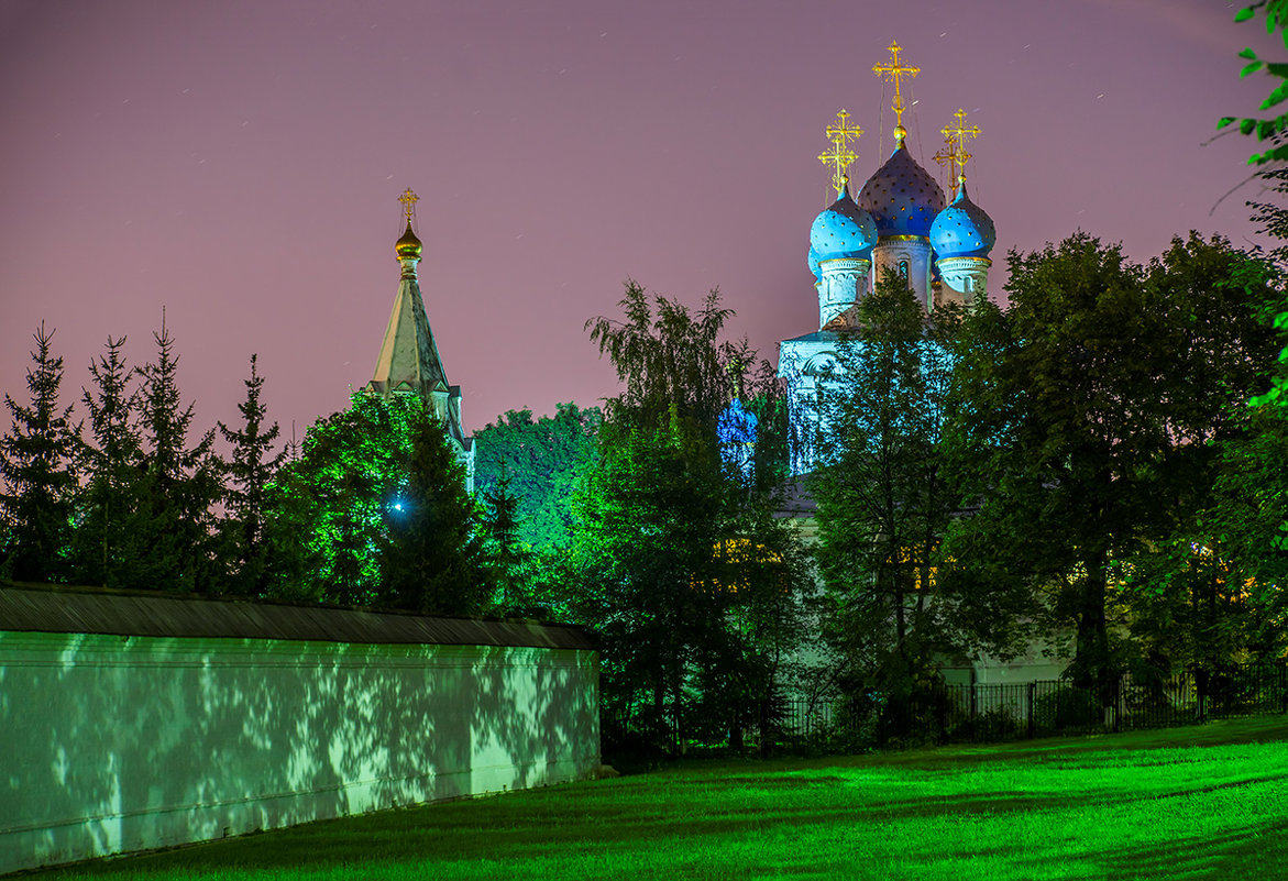 Церковь Казанской иконы Божией Матери в Коломенском ночью - Игорь Герман
