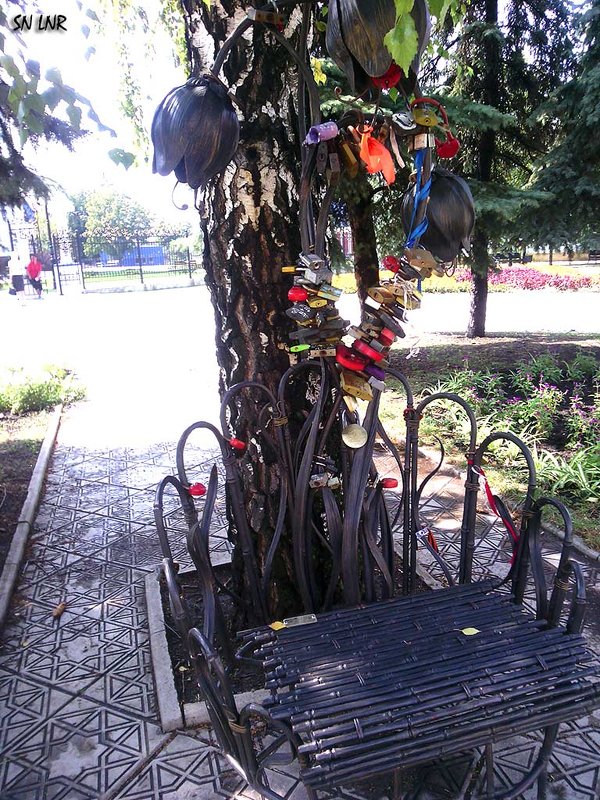 "Цветочное кресло" в центре Луганска - и бабушкам радость - Наталья (ShadeNataly) Мельник