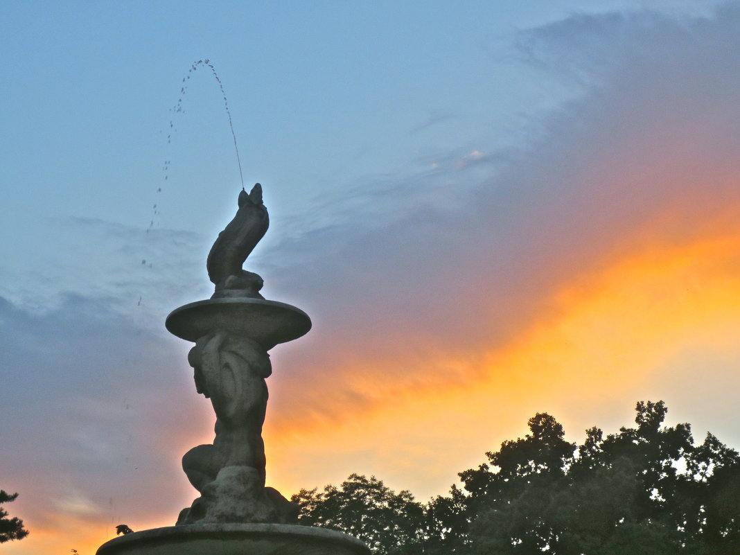 фонтан на закате - Елена 