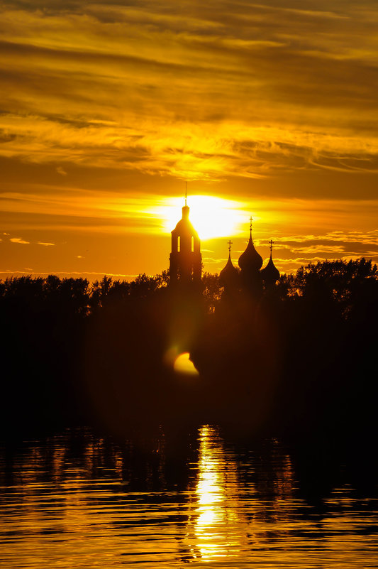 Летний закат на реке - Сергей Тагиров