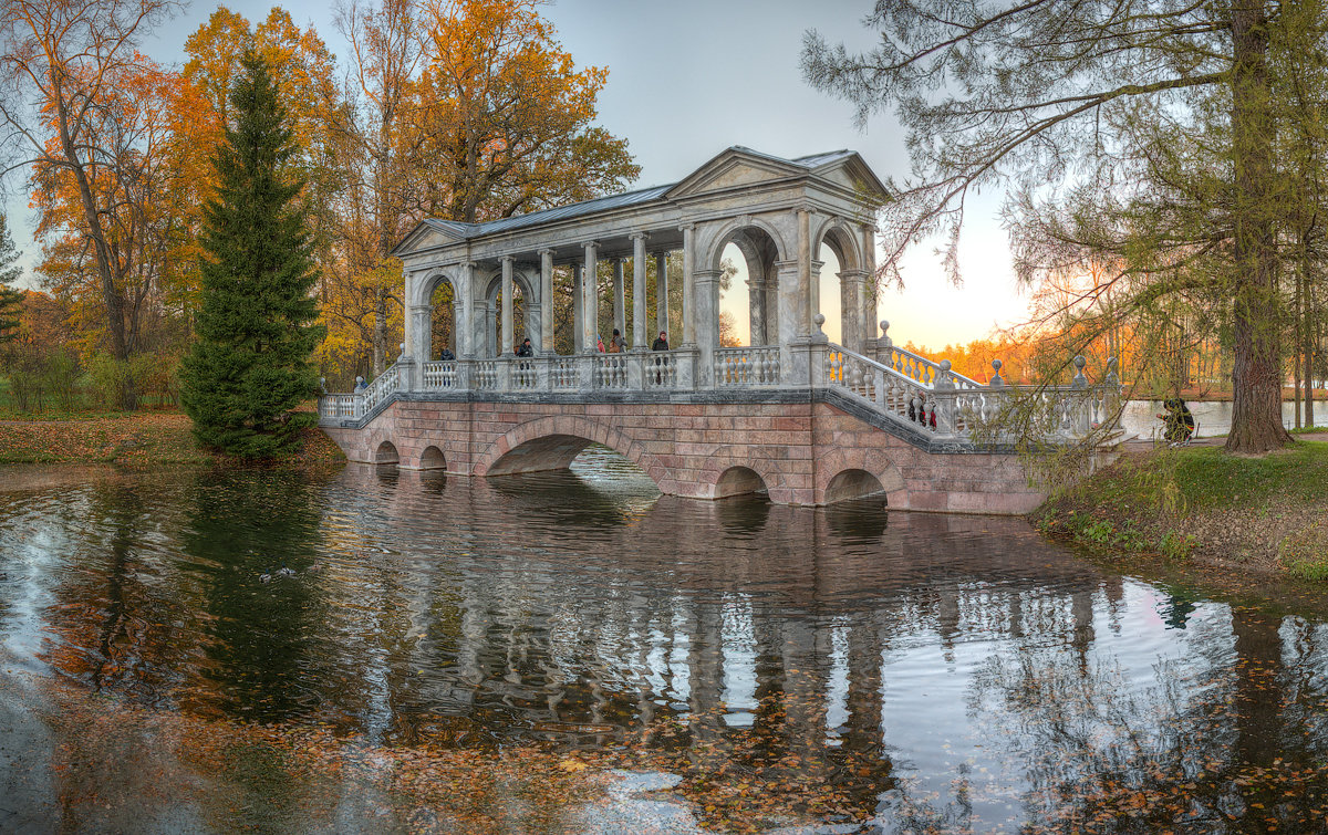 Мраморный мостик, царское село - Александр Кислицын