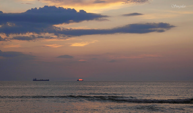 Baltic Spit. Sunset. - Tatiana Golubinskaia