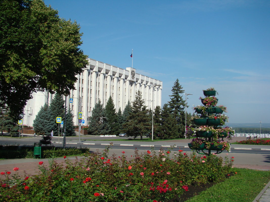 Площадь Славы и здание администрации - марина ковшова 