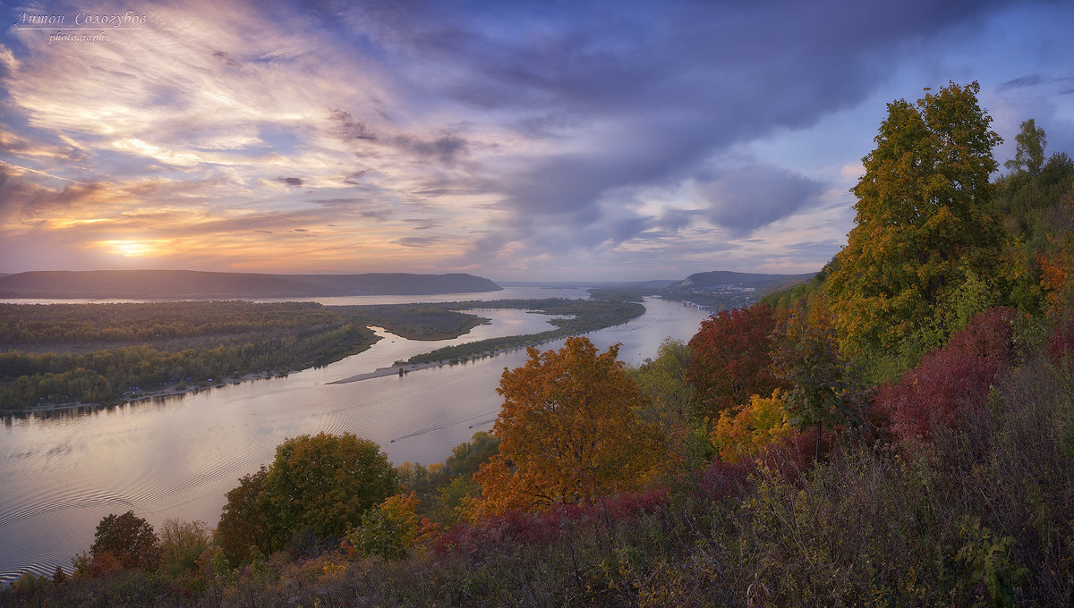 Река Волга Жигулевские ворота