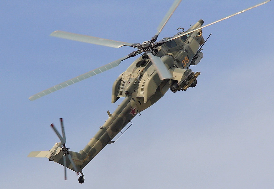 Ми-28 на МАКСе - Александр Гризодуб