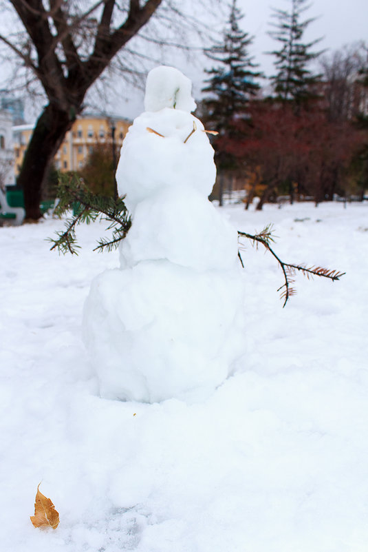 Осенний снеговик - Татьяна Гузева