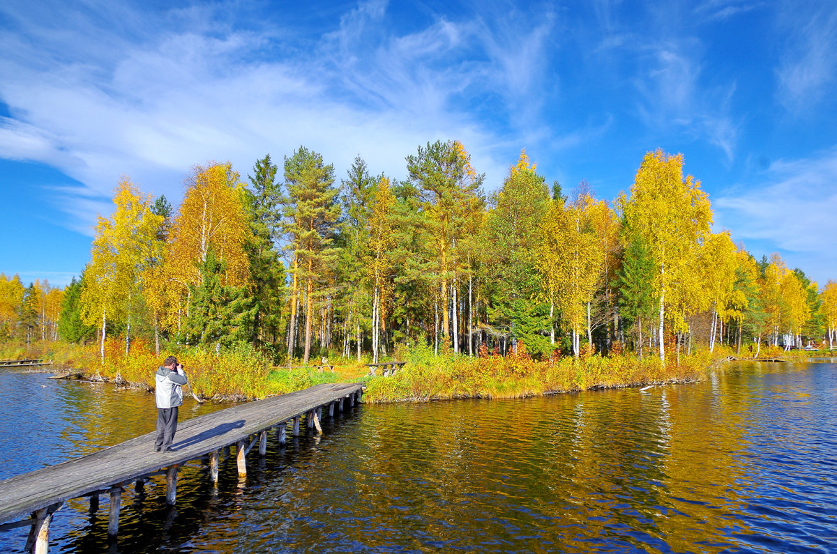 Фотограф на Даниковском озере - Валерий Талашов