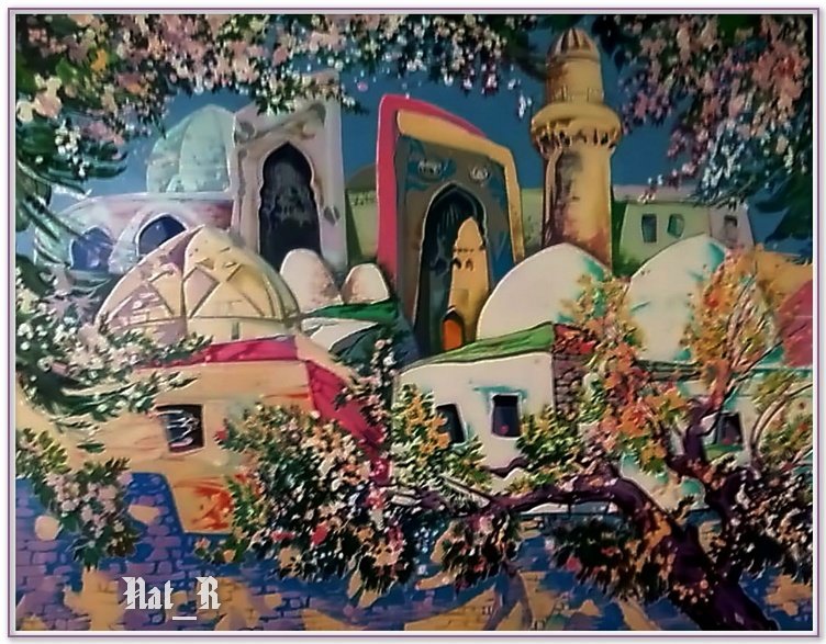 Баку в современном рисунке - maxim 