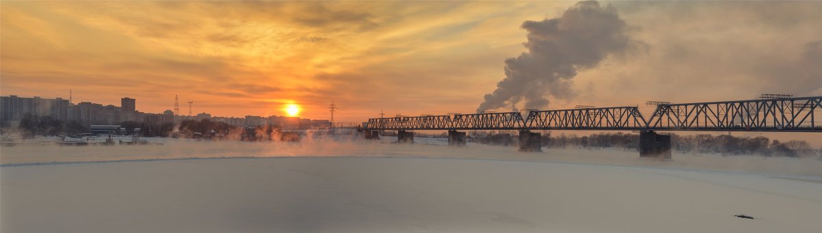 Закат в Новосибирске - cfysx 