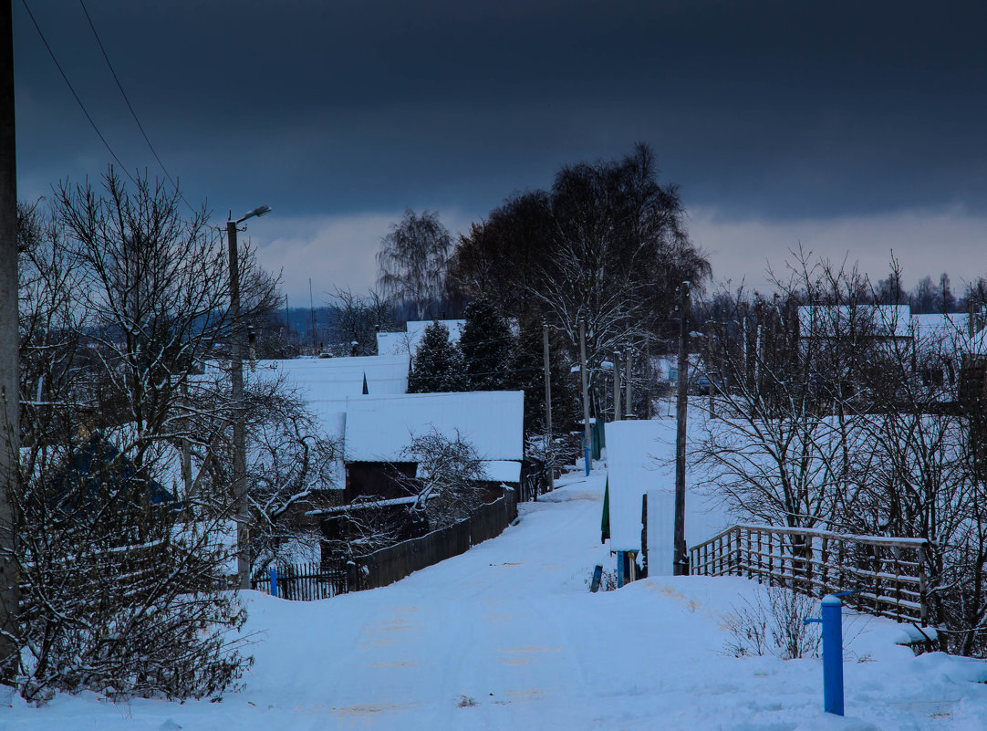 зима в деревне - Олег 