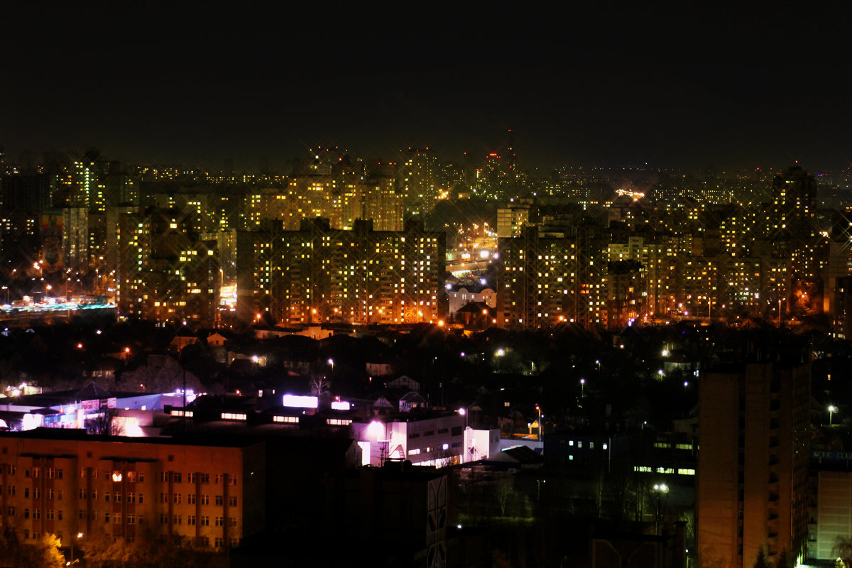 Ночной Киев из моего окна - Дарья 