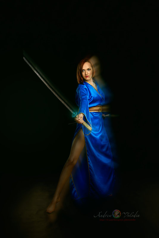 Фотоштора Аниме девушка с мечом, 10432