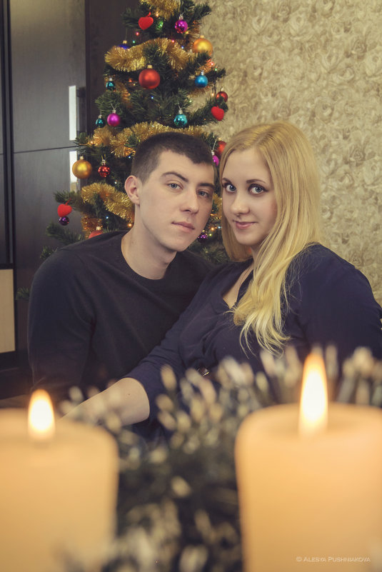 Две свечи освещают две жизни и одну на двоих любовь - Алеся Пушнякова
