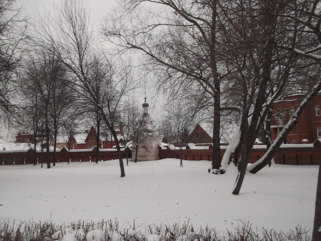 Часовенка в снегу - Svetlana Lyaxovich