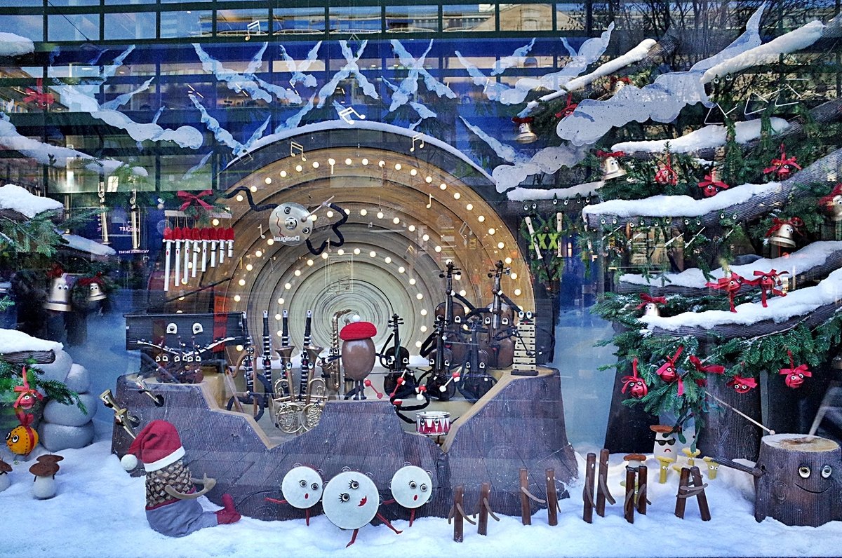 Рождественская витрина в Стокгольме - wea *