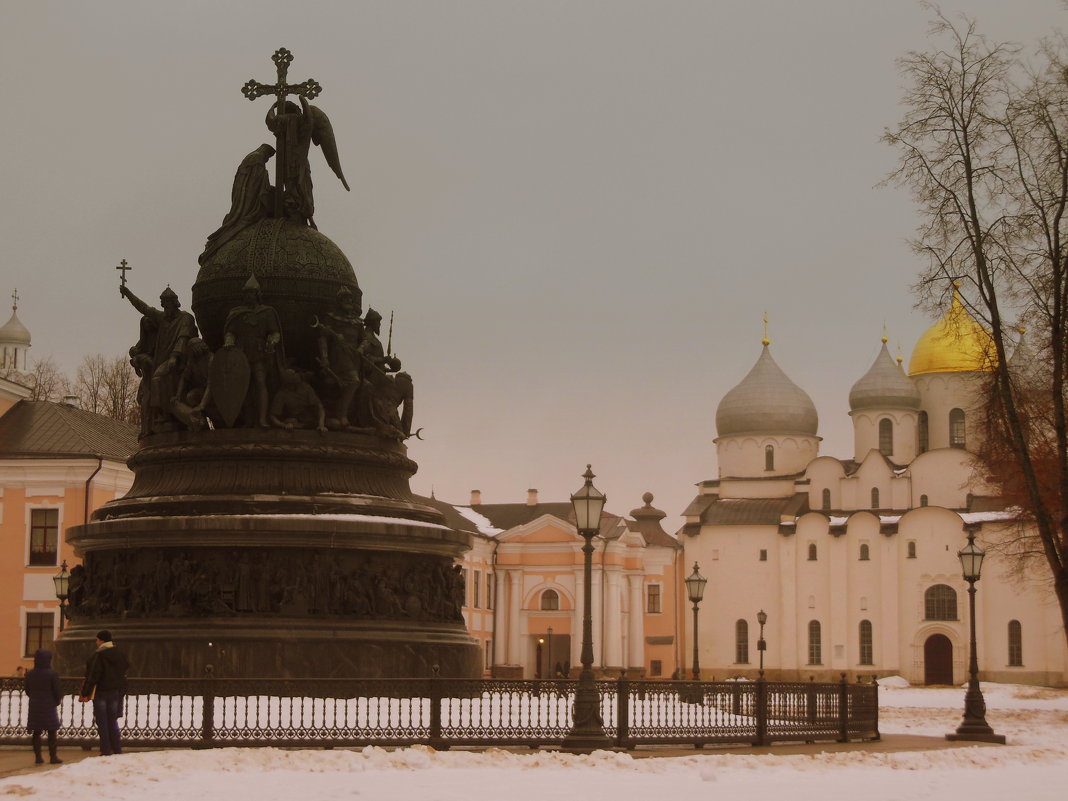 Памятник Тысячелетие России и Софийский собор - Татьяна Гусева