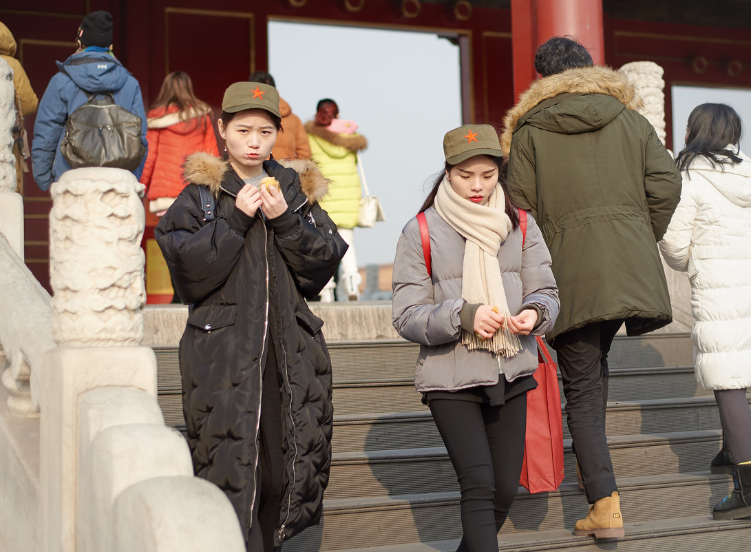 Южные ворота запретного города в Пекине - staffin _