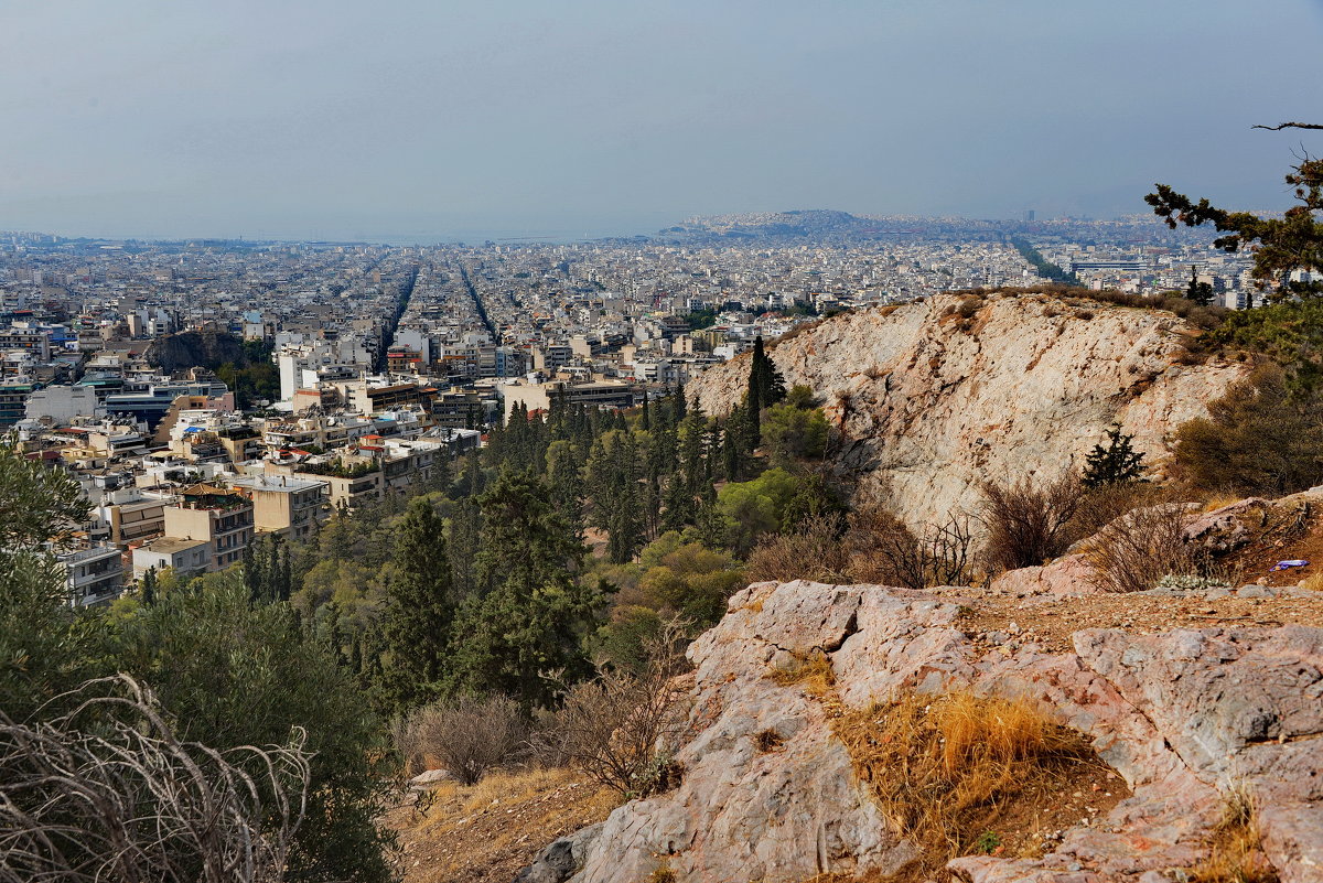 Вид на Афины с холма Филопаппу - Владимир Брагилевский