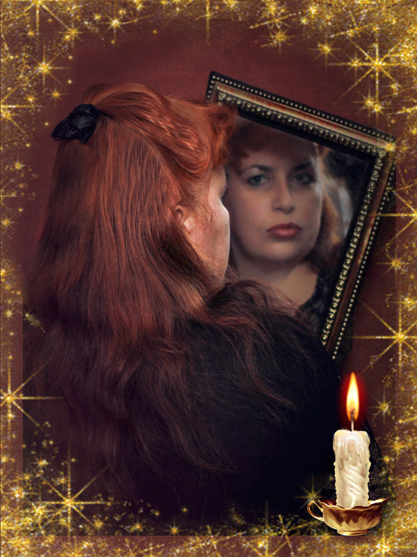 Вечером свечу зажгу, Распущу я длинны косы, Буду в зеркало глядеть, Задавать судьбе вопросы. - ALISA LISA