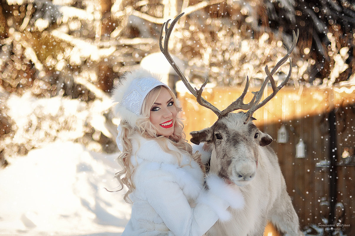 Зима и северный олень - Татьяна Семёнова