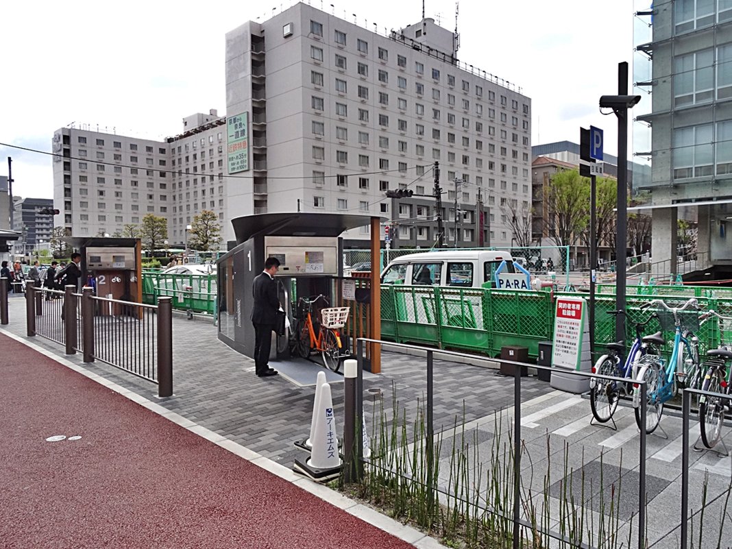 Киото, гараж для велосипедов - wea *