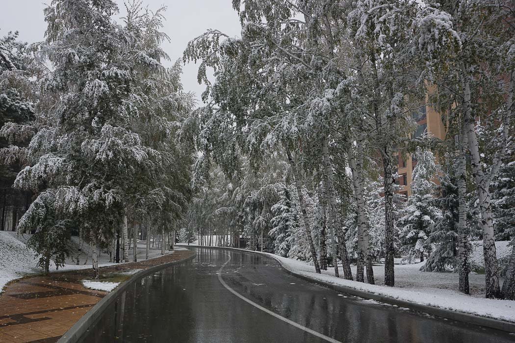 Первый снег в Кедровом - Олег 