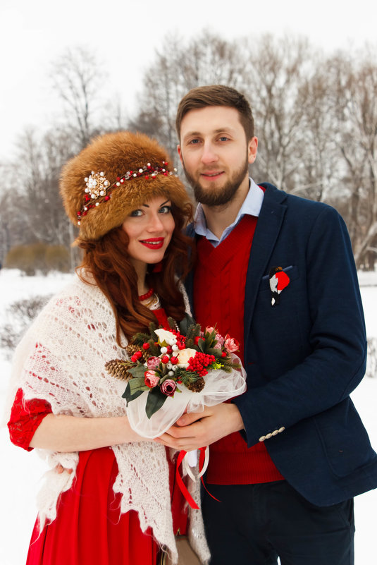 Зимний свадебный портрет - Алексей Корнеев
