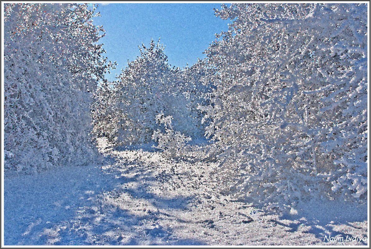 Зима в стиле импрессионизма - Лидия (naum.lidiya)