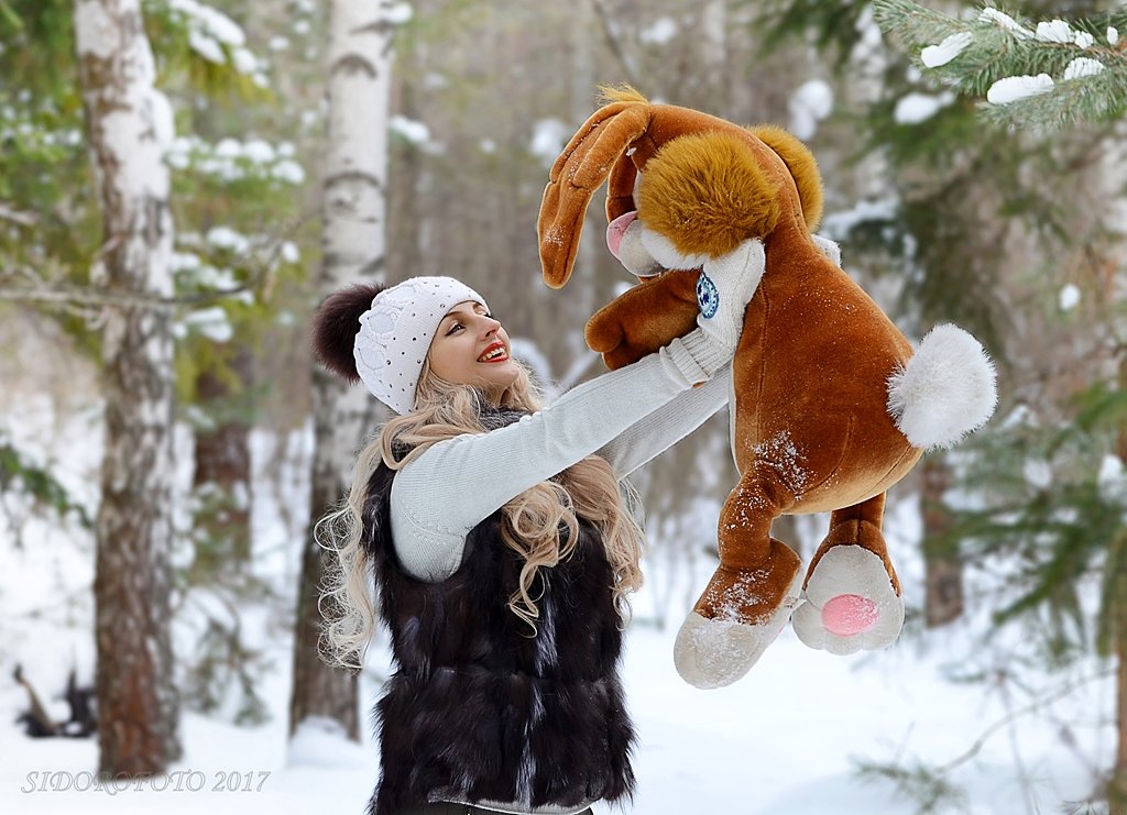 зимняя прогулка в лесу - Юрий Сидоров