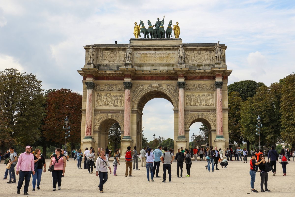 Триумфальная арка Каррузель. Париж - Владимир Леликов