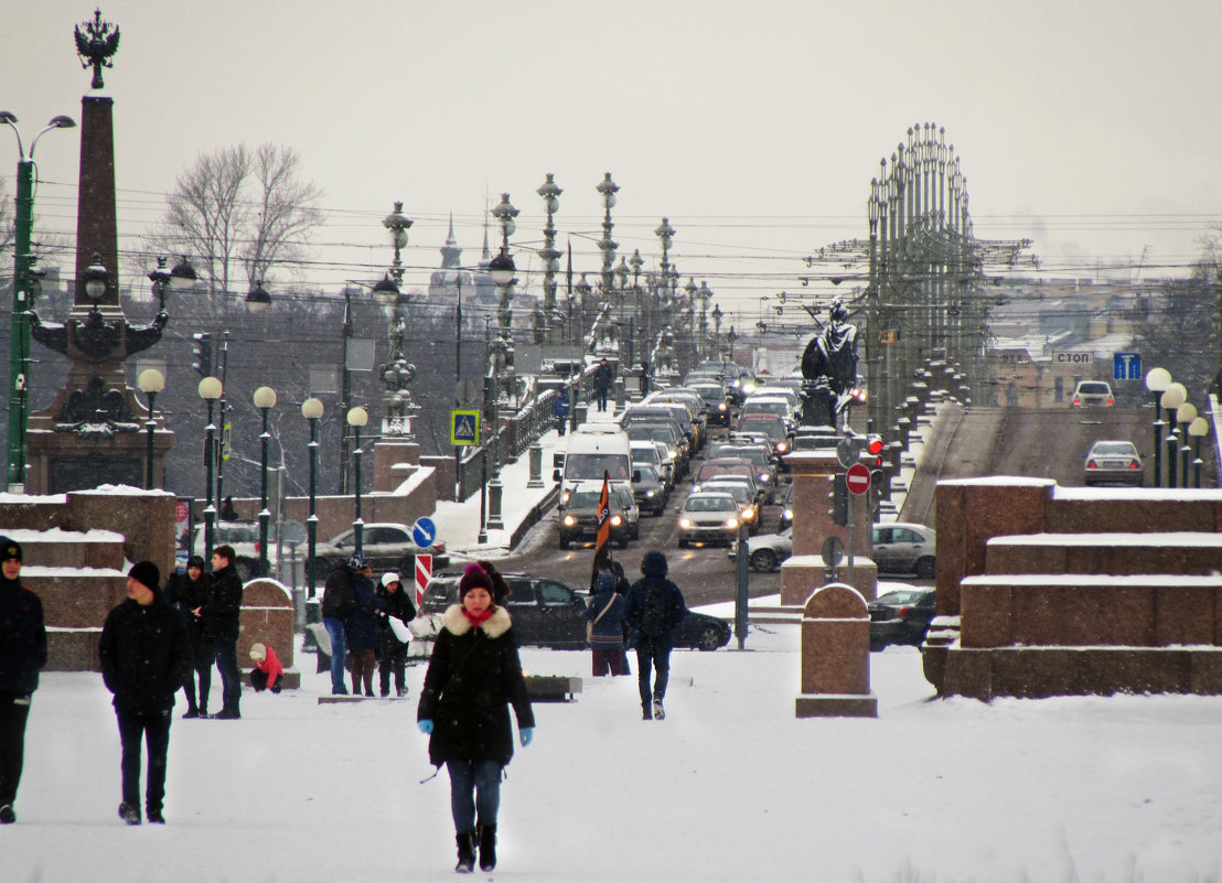 В Петербурге - снег... - Ирина Румянцева