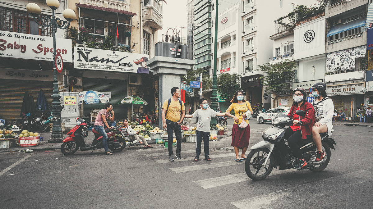 Драйверы и пешеходы...Улицами Сайгона,Вьетнам! - Александр Вивчарик