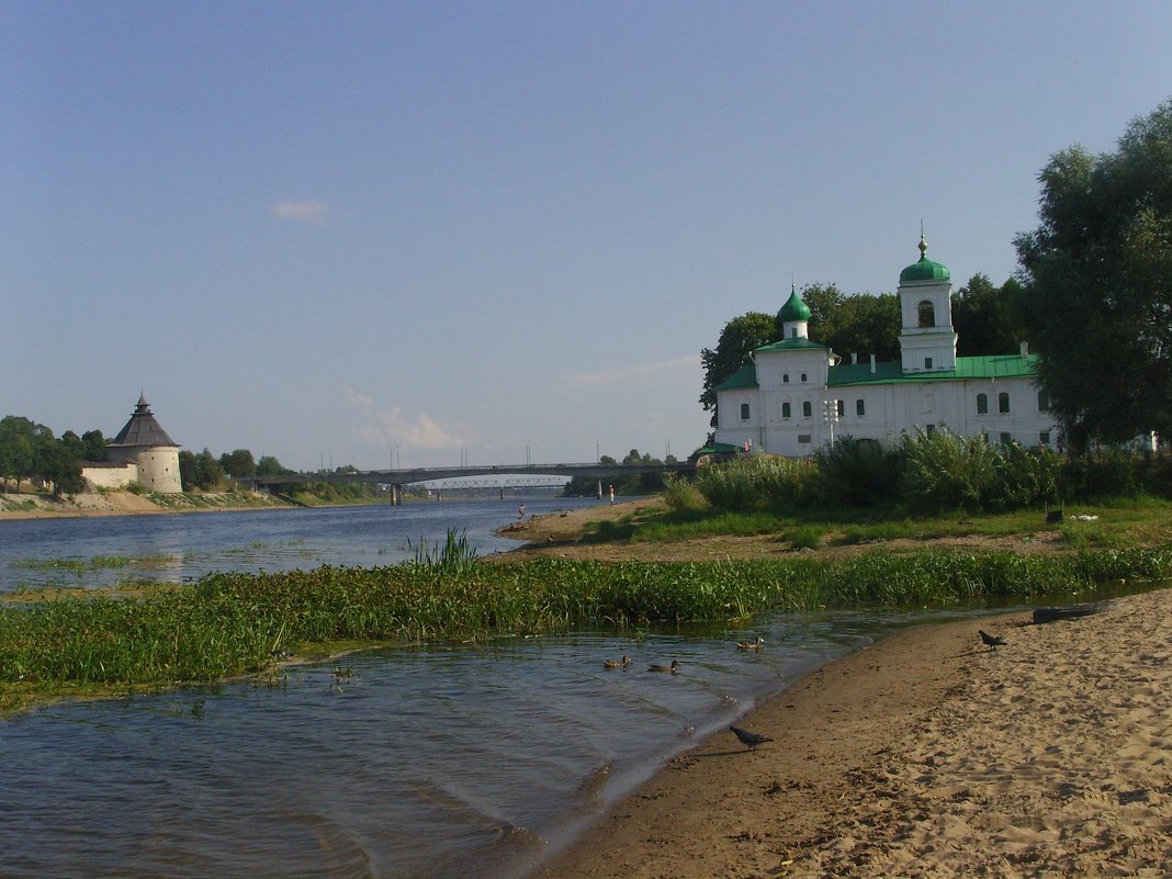 Стрелка рек Мирожи (справа) и Великой - Виктор Мухин