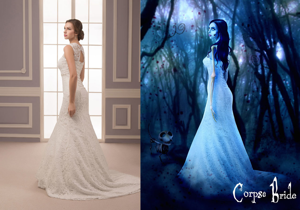 труп невесты (до и после) - Veronika G