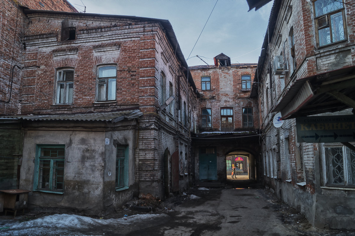 Дворики Нижнего Новгорода Фото