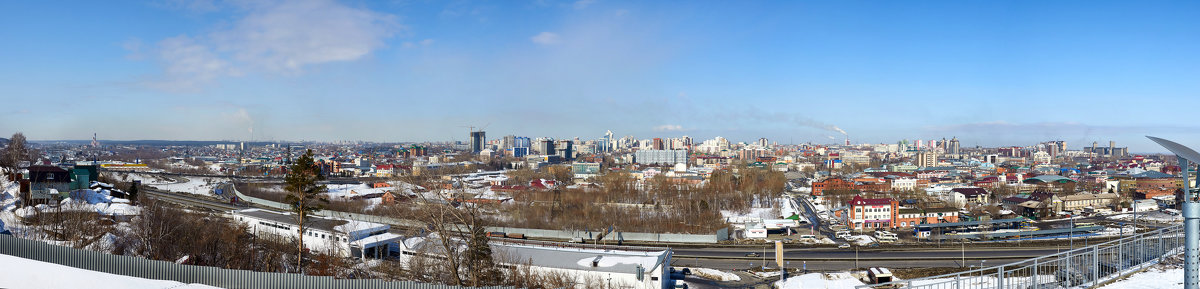 Барнаул с нагорного парка - Николай Мальцев