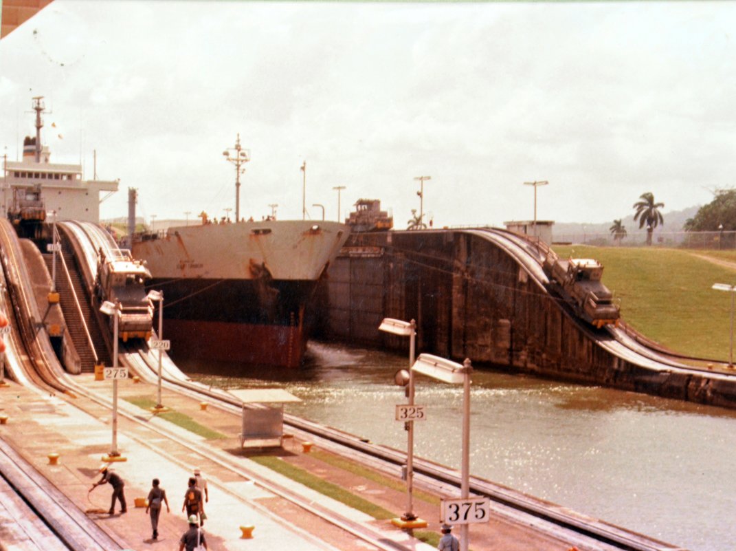 Панамский канал. Центральная Америка. Фото 1977 г. - Валерий Подорожный
