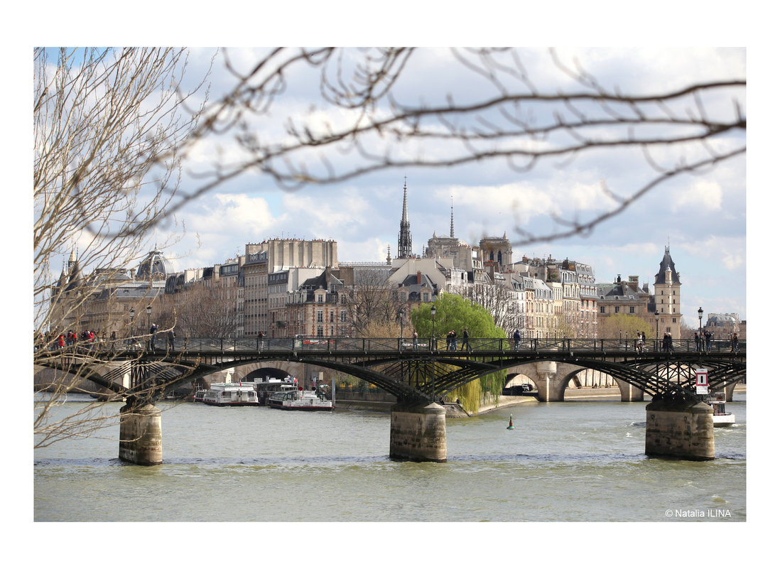 Мост искусств в Париже - Фотограф в Париже, Франции Наталья Ильина