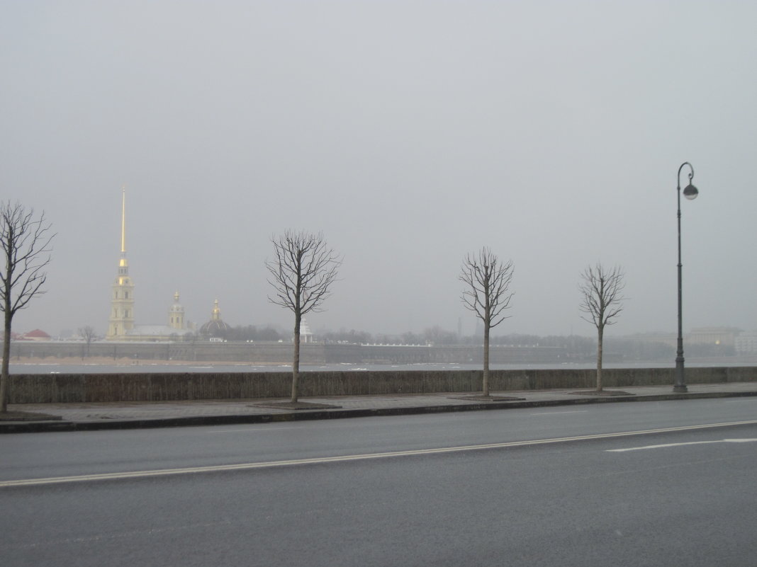Туман на Дворцовой набережной. Март - Маера Урусова