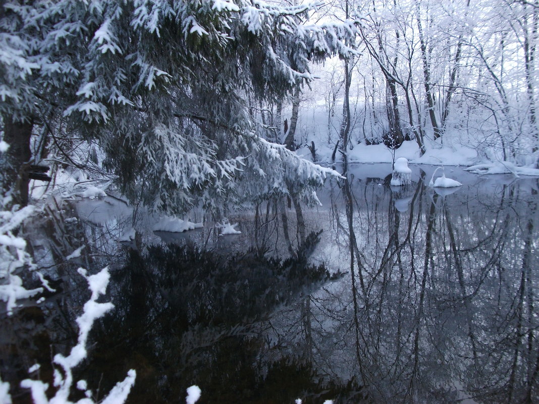 Зимний пейзаж. - ВАЛЕНТИНА ИВАНОВА