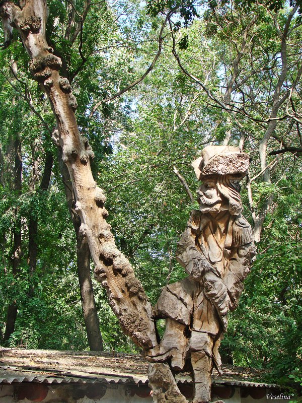 Деревянная скульптура - Veselina *