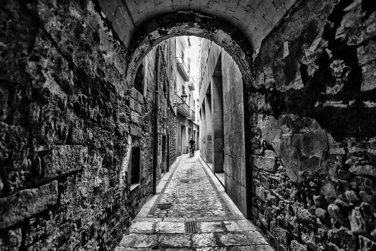 Narrow street of Girona/Узкая улица Жироны - Dmitry Ozersky