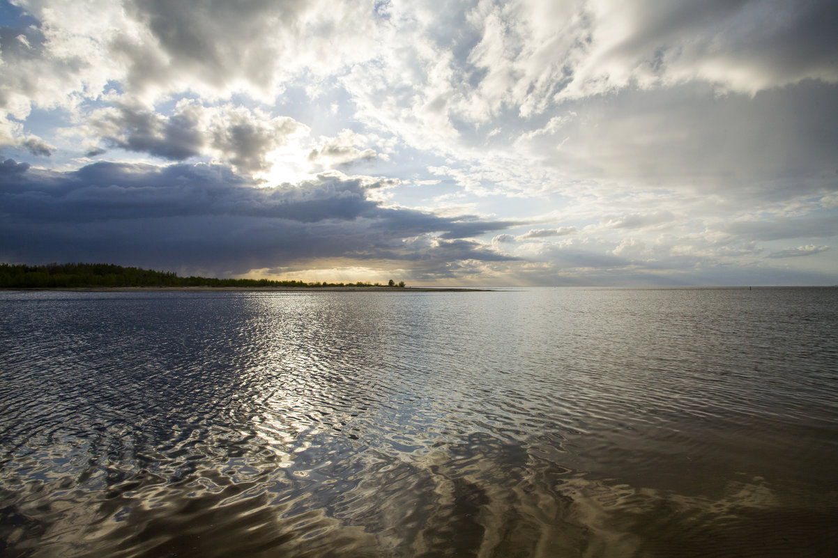 Апрель. Закат на море - Gennadiy Karasev
