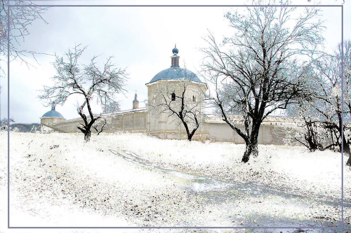 Зима на Свенском монастыре - Дубовцев Евгений 