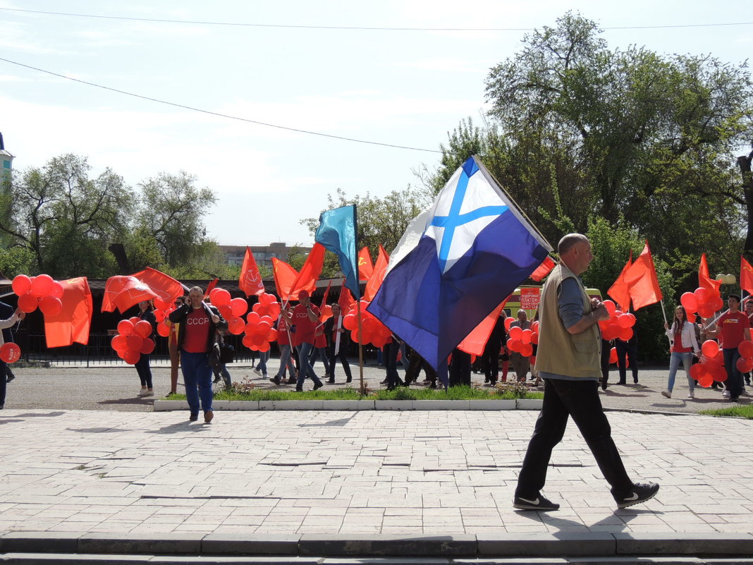 Митинг на майские - Евгения Чередниченко