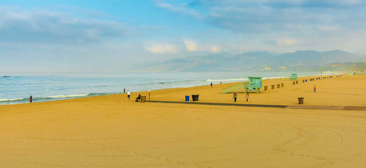 Пляжи Санта Моники в Лос Анжелесе - Андрей Крючков