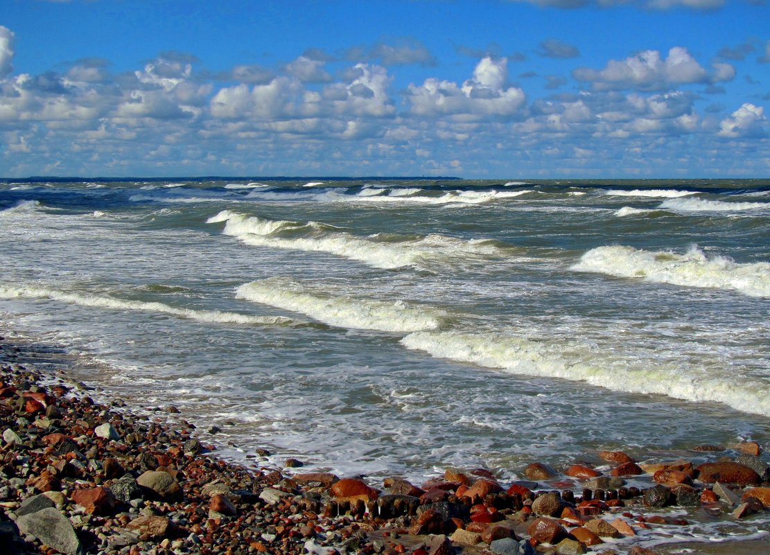 Фотосессия на Балтийском море осенью