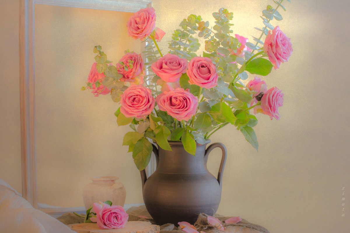 натюрморт с розами - татьяна 